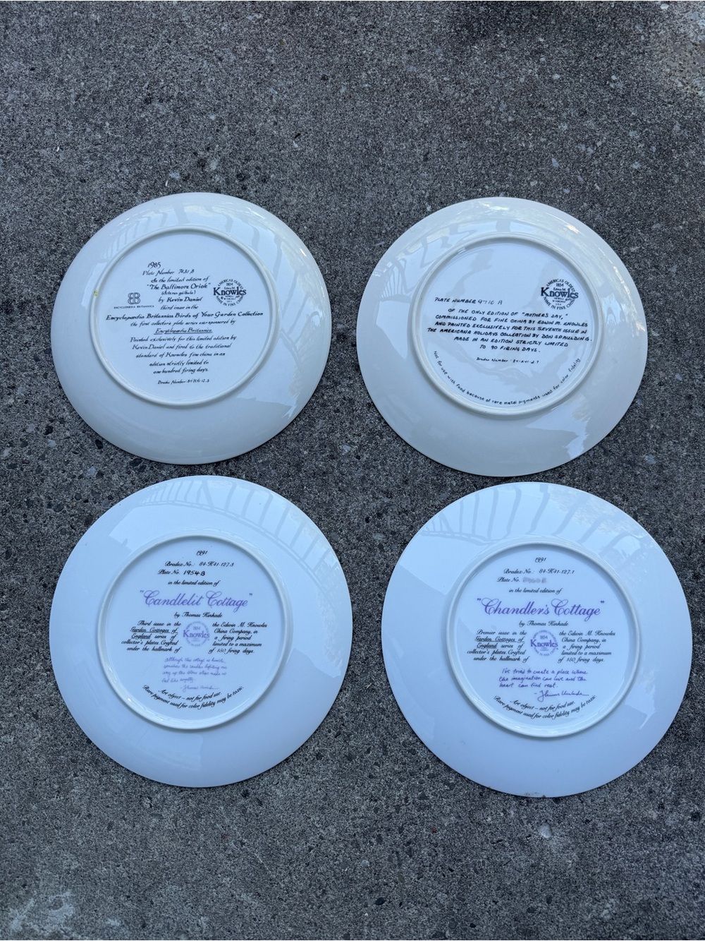 Knowles Collector Plates - Picture 3 of 3